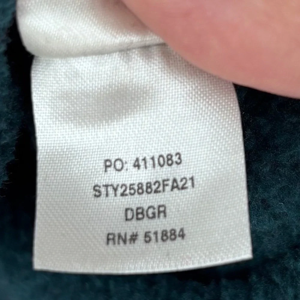 Patagonia Better Sweater Vest Mens XL Dark Borealis Green Fleece Outdoor Hiking